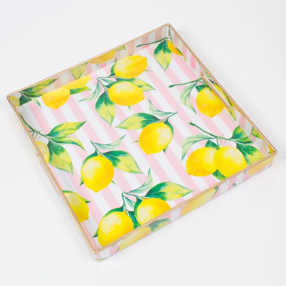 SQUARE LEMON TRAY