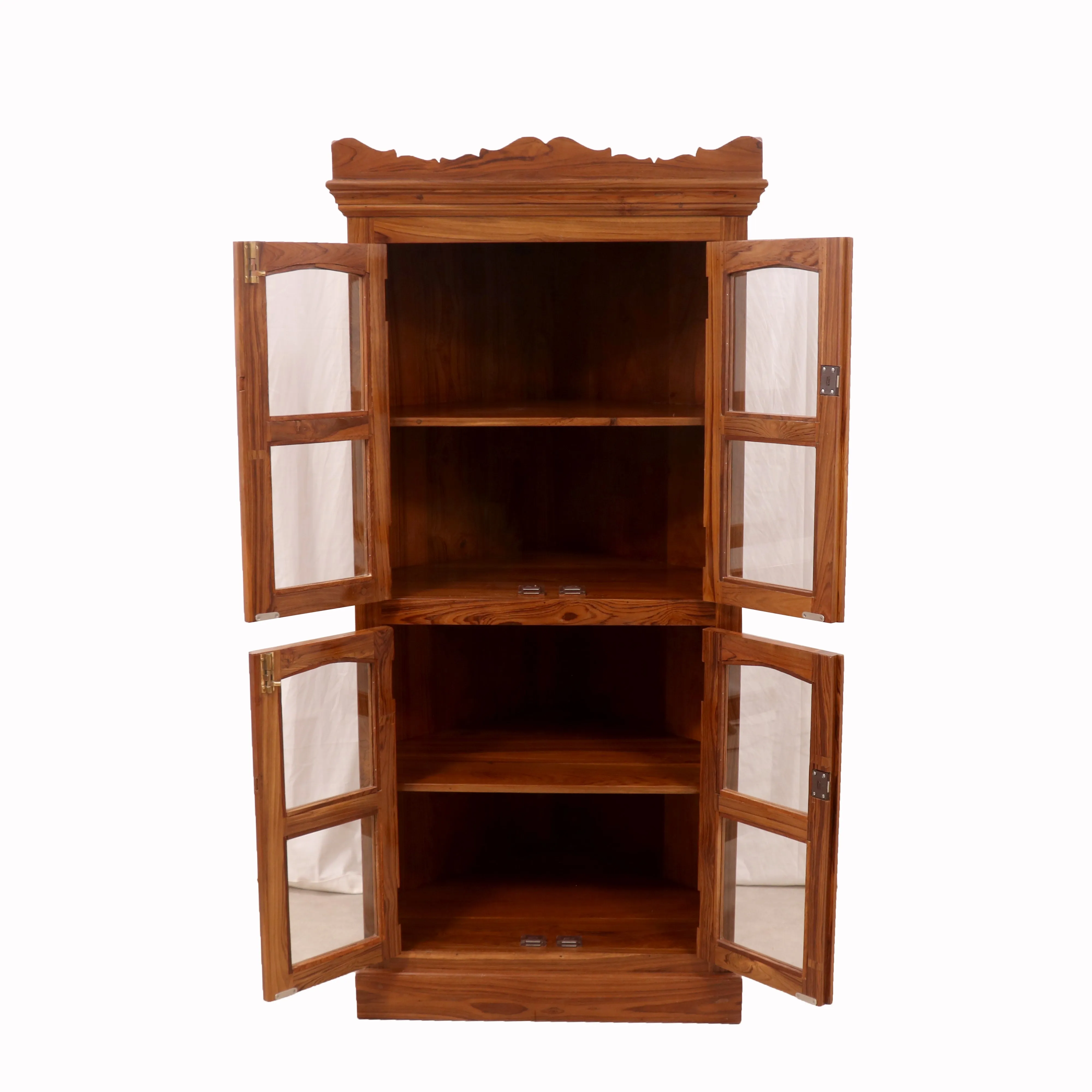 Teak Corner Cabinet