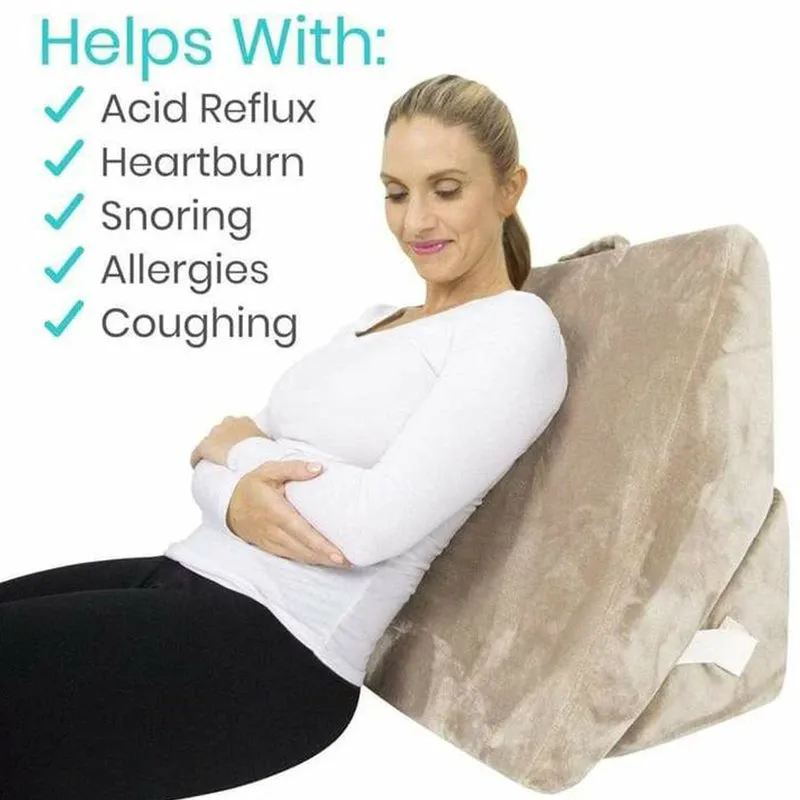 Vive Health Xtra-Comfort Foldable Bed Wedge with Washable Cover