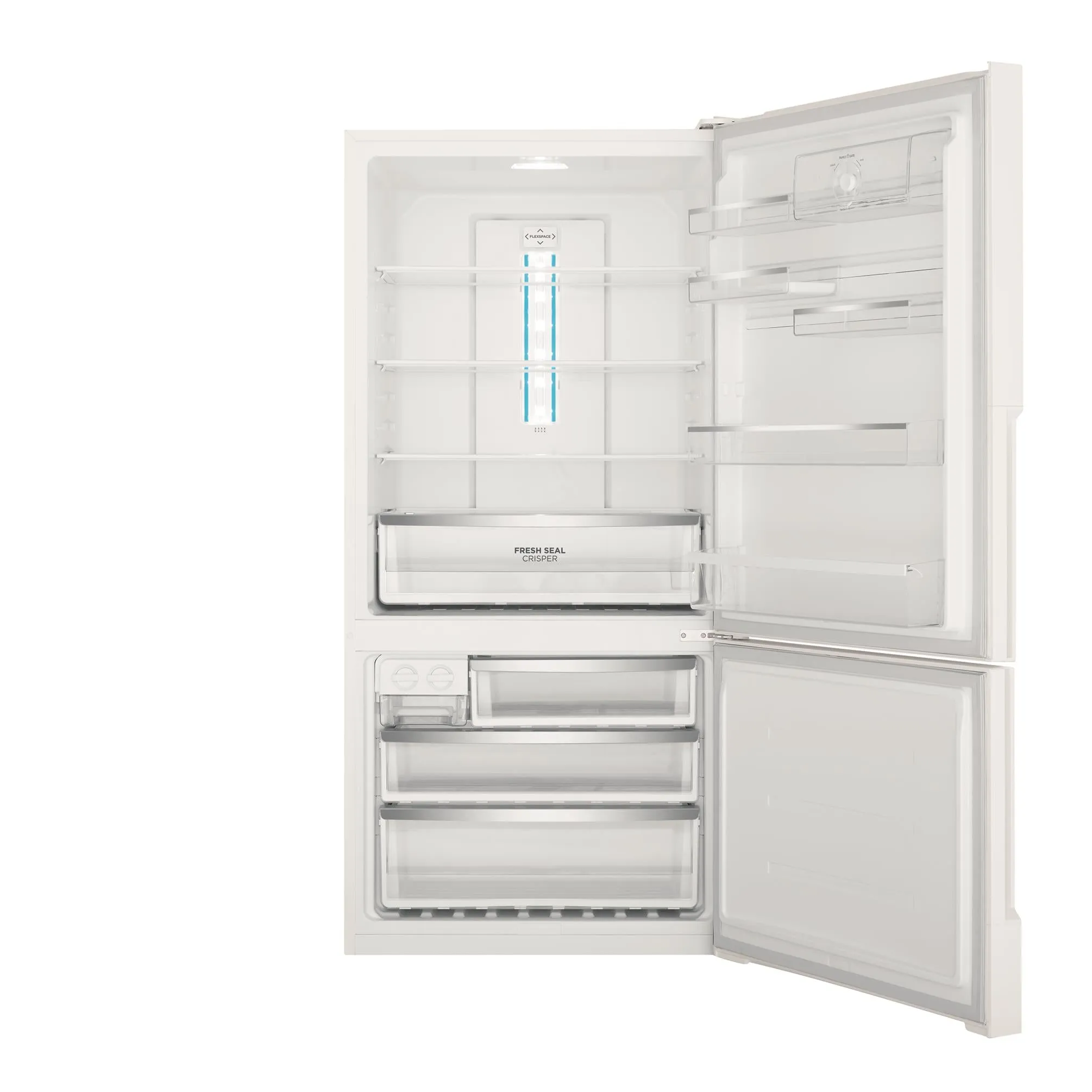 Westinghouse WBE5300WC-R 496L Bottom Mount Fridge (White) [Right]