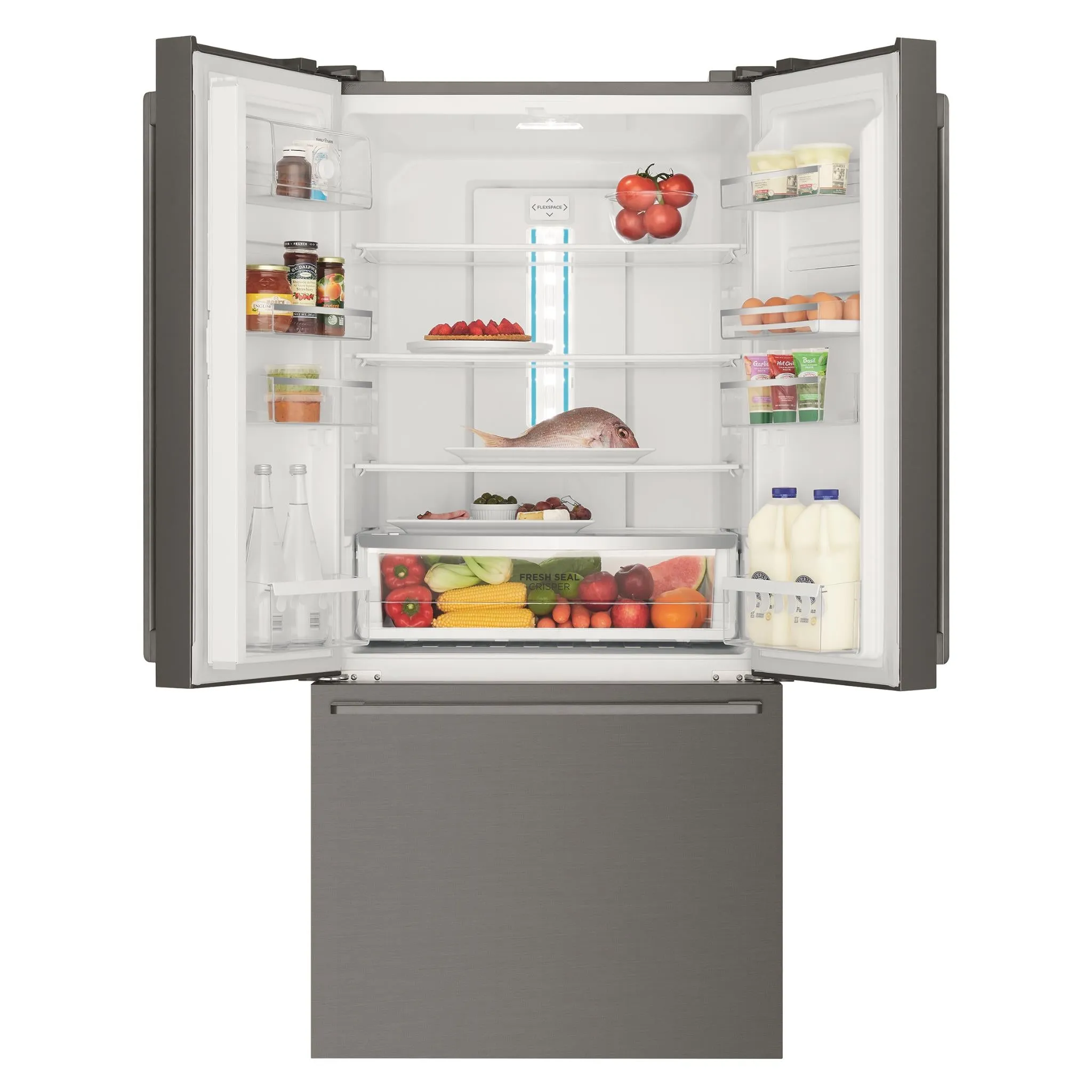 Westinghouse WHE5204BC 491L French Door Fridge (Dark Stainless Steel)