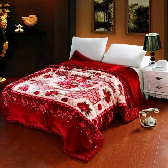 Wonderful Thick Warm Fluffy Super Soft Raschel Blankets